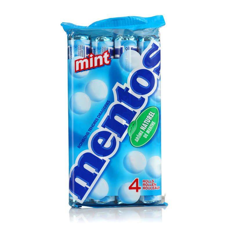 Mentos - Bonbons tendres dragéifiés, menthe (4)
