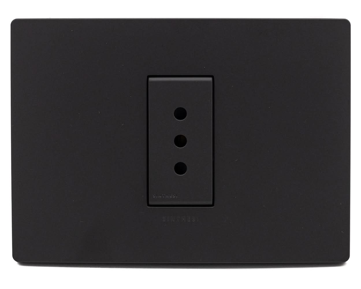 Toma corriente simple S33 10A 2500W noir mate