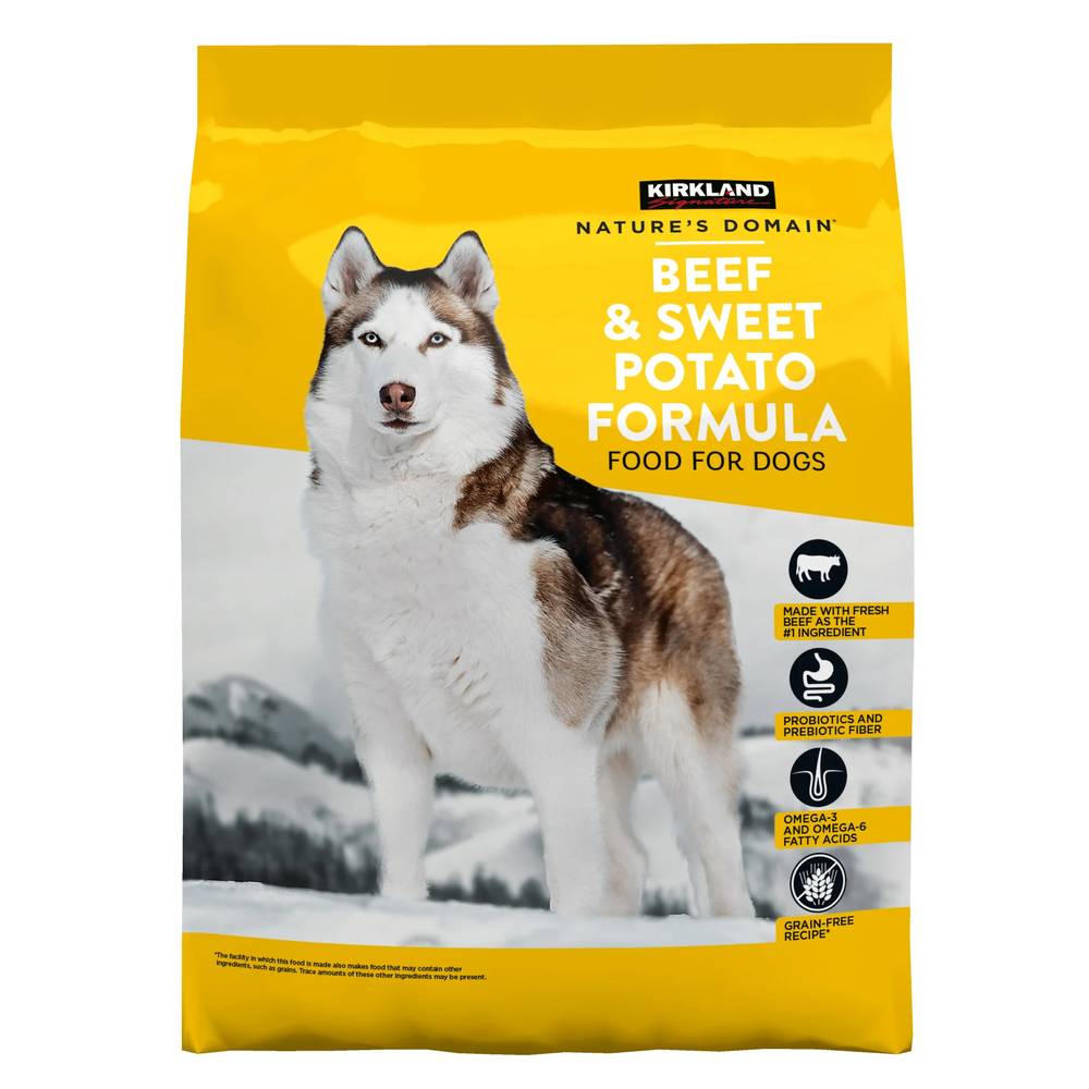 Kirkland Signature Nature's Domain Dog Food, Beef & Sweet Potato