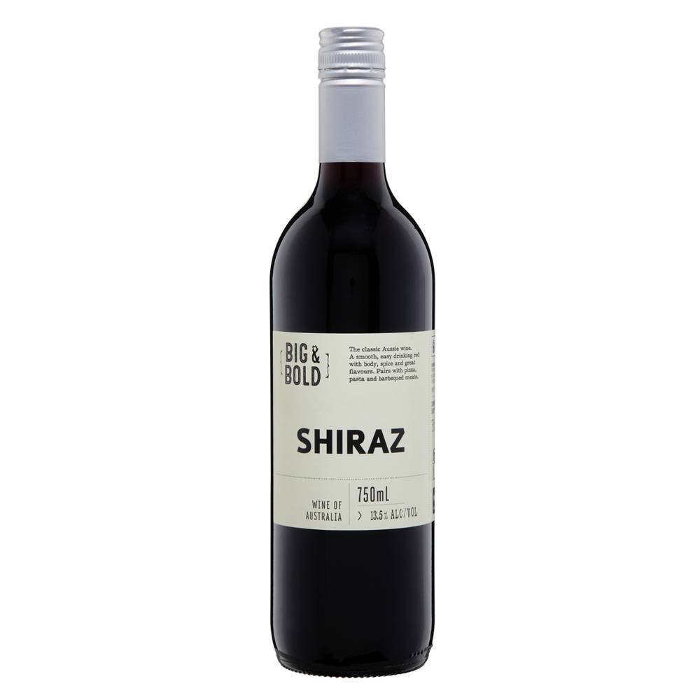 Cleanskin Big & Bold Shiraz 750ml