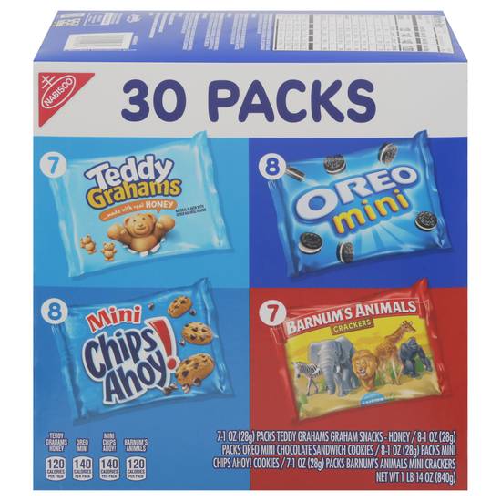 Nabisco Team Favorites Snack pack (30 packs)