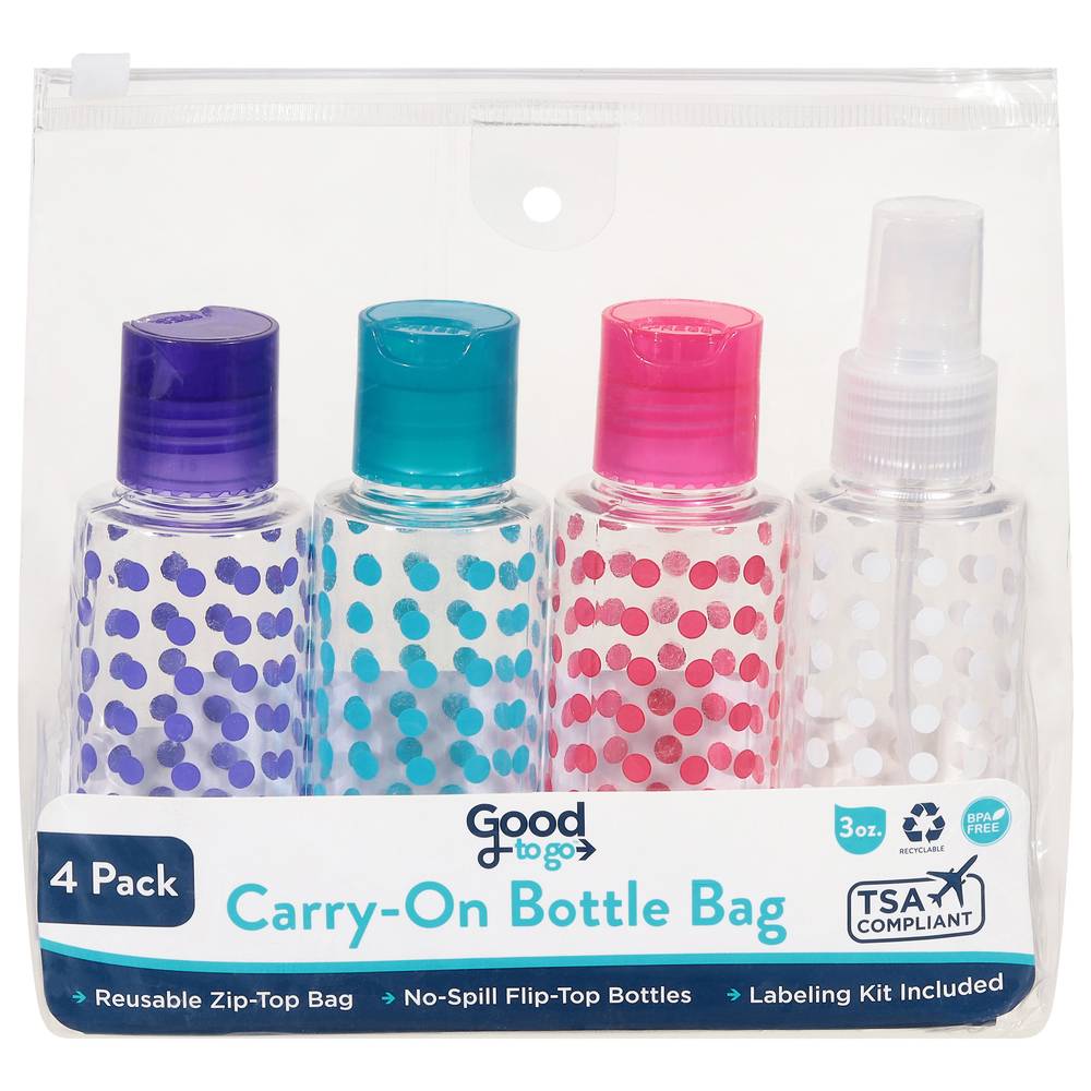 Good To Go Carry on Bottle Bag (4 ct)