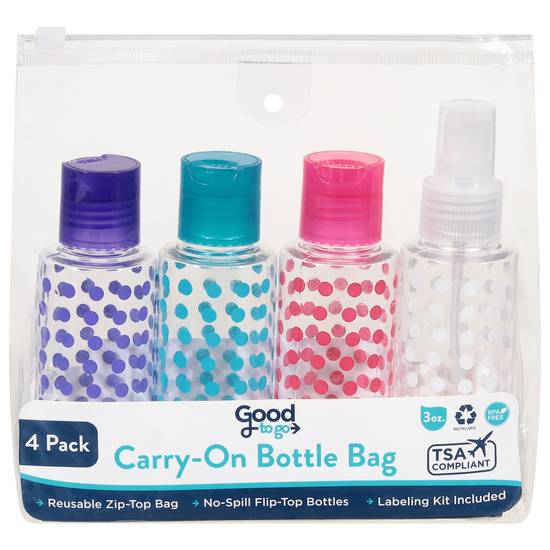 Good To Go Carry on Bottle Bag (4 ct)