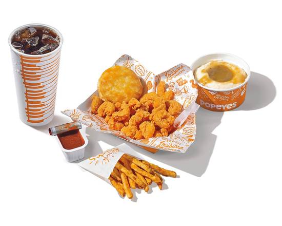 Popcorn Shrimp Large Combo