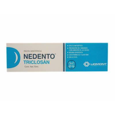 Liomont · Pasta dentífrica nedento triclosán (75 ml)