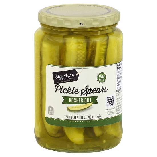 Signature Select Kosher Dill Pickle Spears (24 fl oz)
