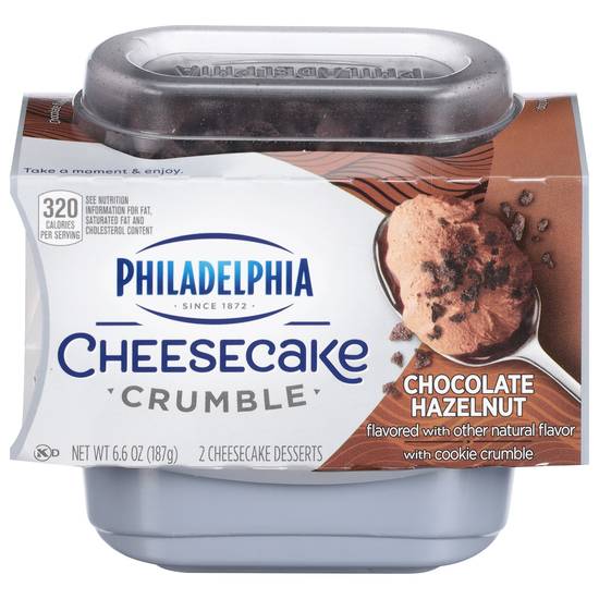 Philadelphia Chocolate Hazelnut Cheesecake Crumble (2 ct)