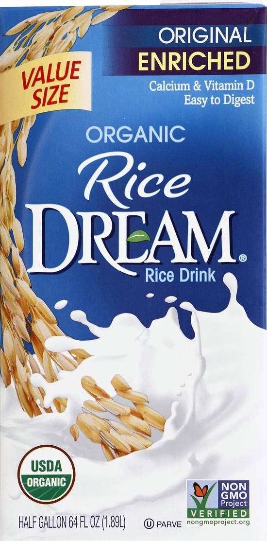 Rice Dream Organic Original Enriched Rice Drink (64 fl oz)