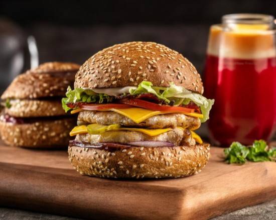 Menu twin burger🍔🍟🥤