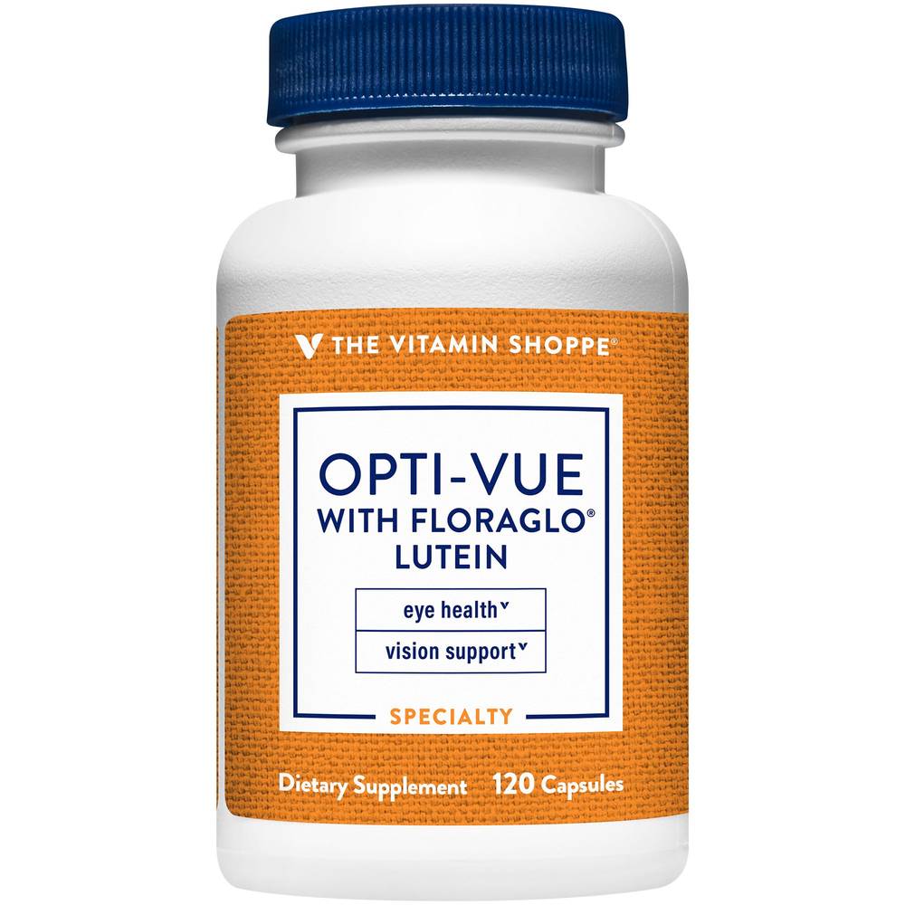 Opti-Vue With Floraglo Lutein - Antioxidant Support For Eye & Vision Health (120 Capsules)