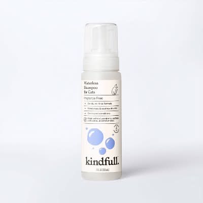 Kindfull Fragrance Free Waterless Cat Shampoo (7 oz)