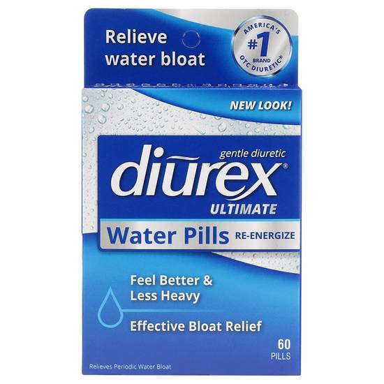 Diurex Ultimate Re-Energizing Water Pills ( 60 ct)