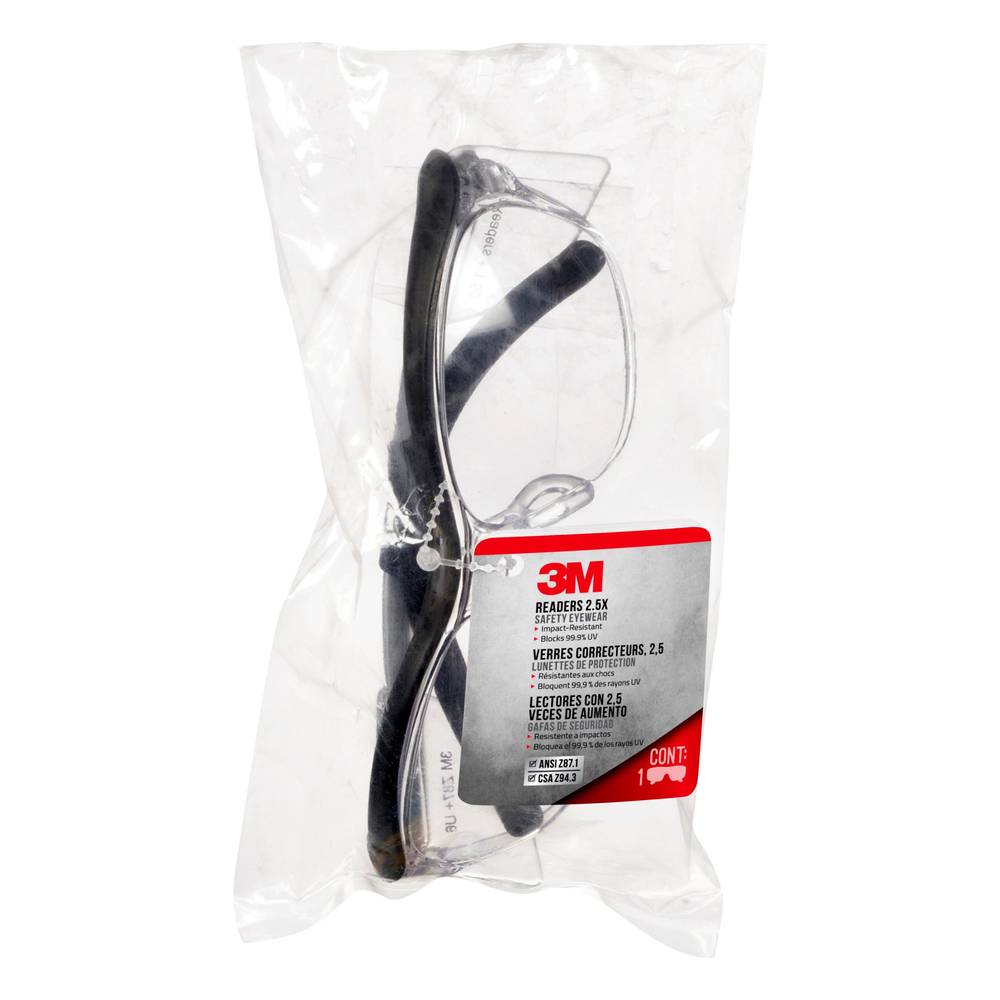 3M Readers Metal Safety Glasses | 91193-00000