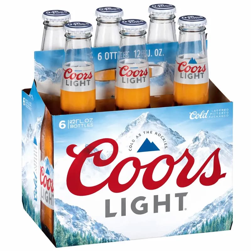 Coors Light Beer - 6 Pack