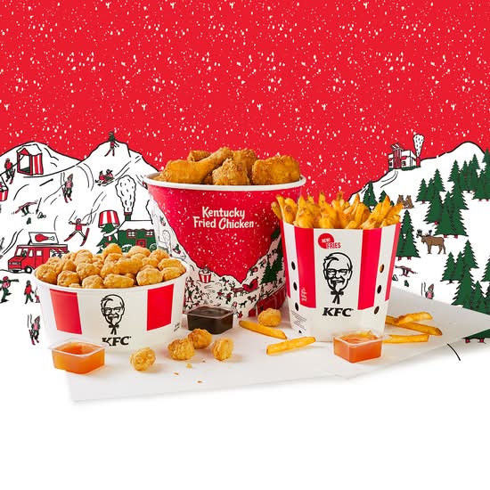 10 Pieces Festive Favourites Bucket
