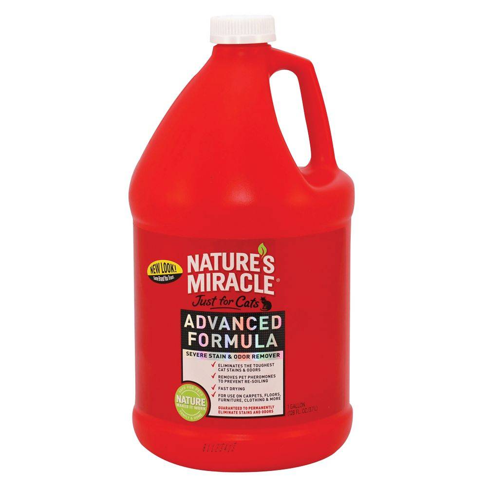 Nature's Miracle® Just For Cats Advanced Formula Severe Stain & Odor Remover (Size: 1 Gal)