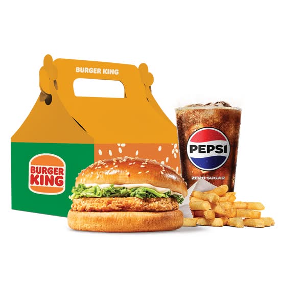 King Jr Chicken Burger Meal