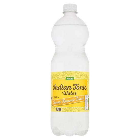 Asda Indian Tonic Water with a Lemon Flavour Twist 1 Litre