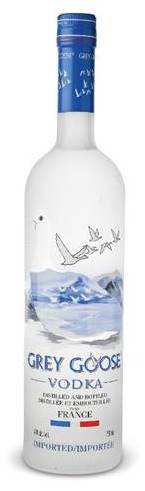 Grey Goose, 750ml vodka (40.0% ABV)