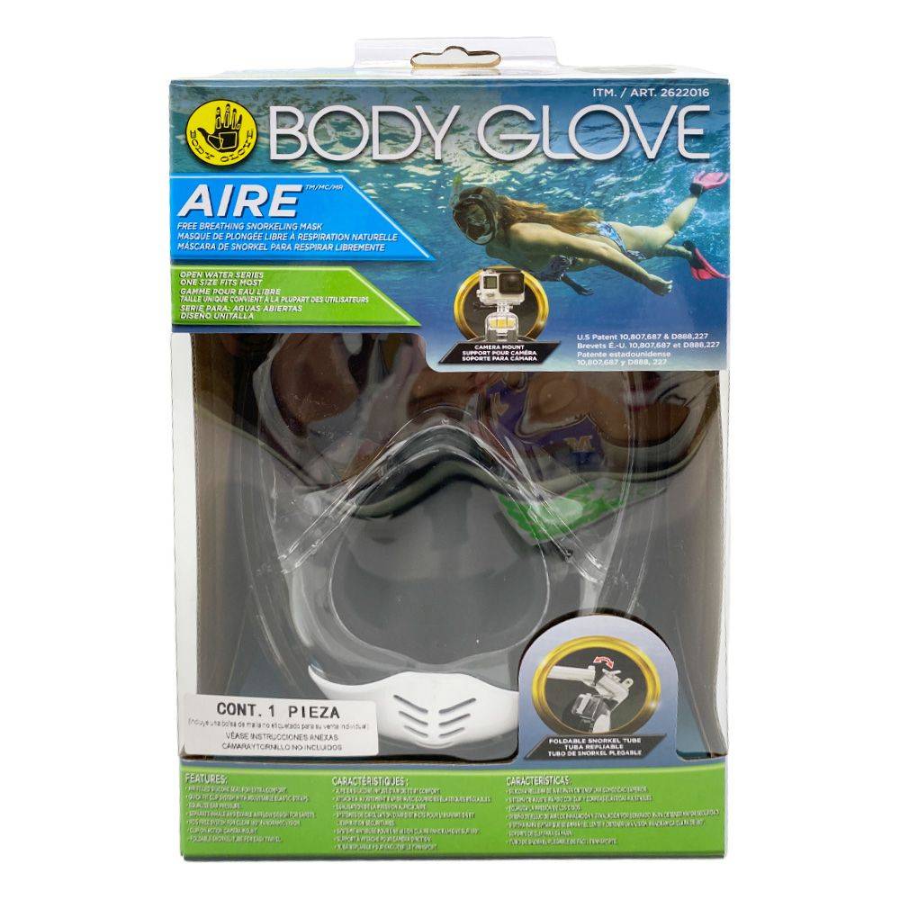 Body glove máscara de buceo completa (caja 1 pieza)