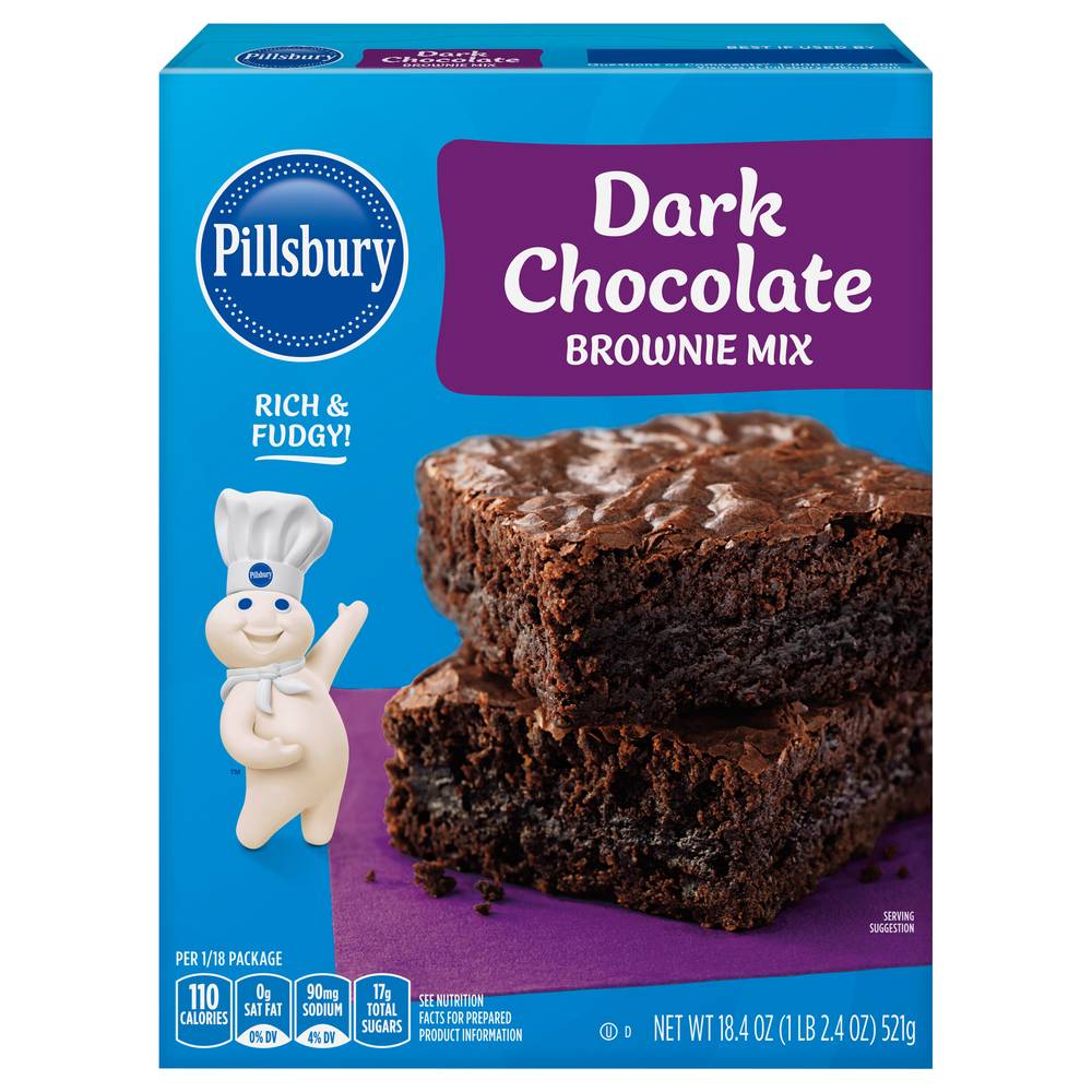 Pillsbury Family Size Dark Chocolate Brownie Mix (1.15 lbs)