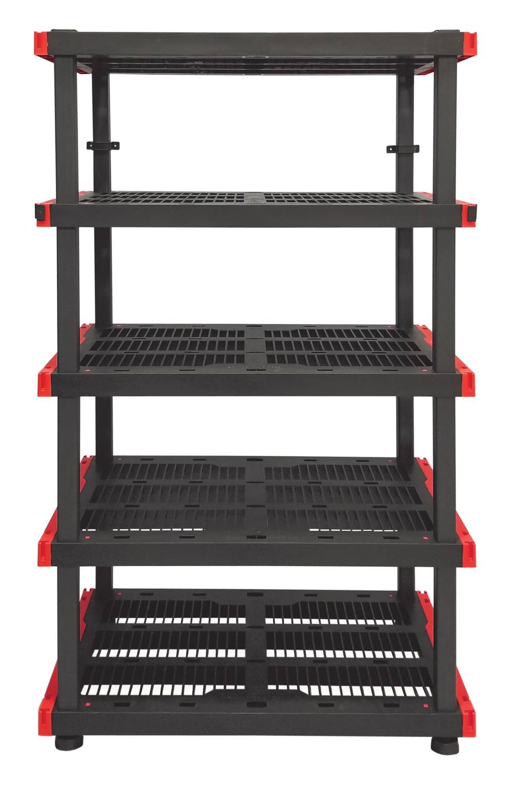 CRAFTSMAN Plastic Heavy Duty 5-Tier Utility Shelving Unit (40-in W x 24-in D x 72-in H), Black, (250-lb Capacity Per Shelf) | CMXRHBP24X40SH