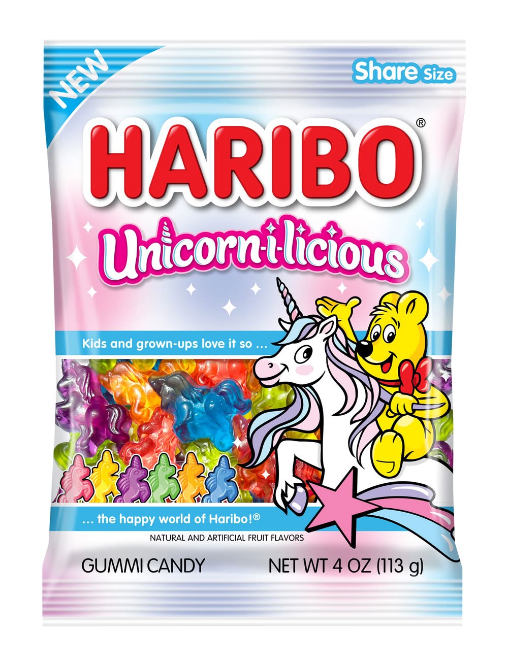 Haribo® Unicorn-i-licious Gummi Candy 4oz