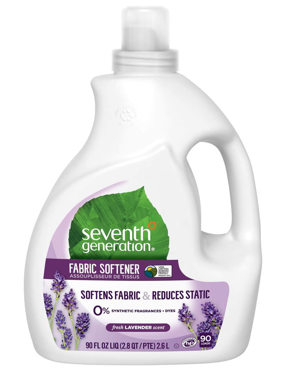 Seventh Generation Liquid Fabric Softener, Fresh Lavender (5.62 lbs)