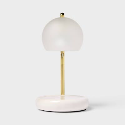 Threshold Candle Lamp Warmer, White Frosted