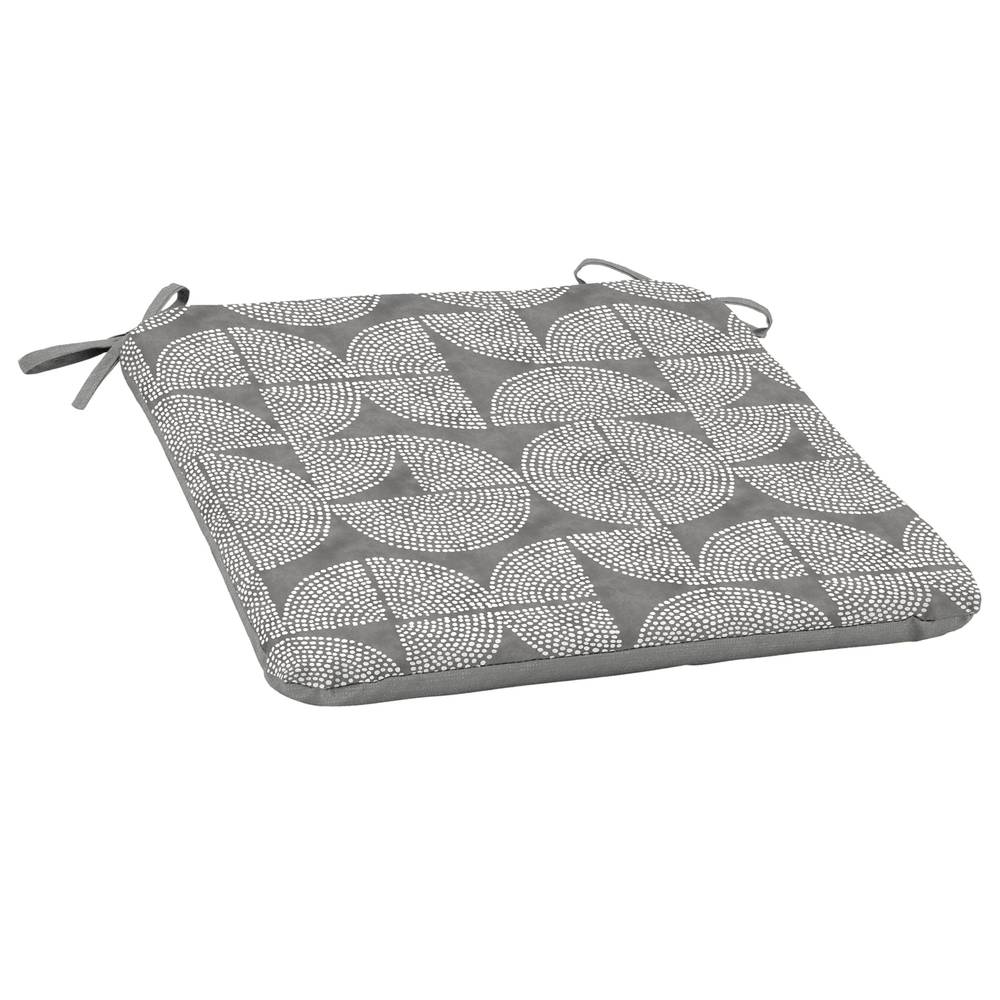 Style Selections 18-in x 19-in Tara Geo Dots Patio Chair Cushion | HP09361A-9C8