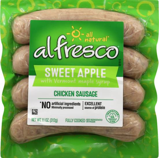 Al Fresco Sweet Apple Chicken Sausage
