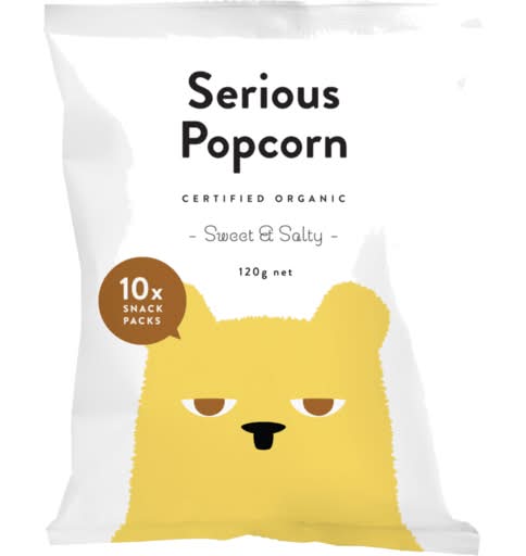 Serious Foods Co. Sweet and Salty Popcorn (120g, 10 pack)