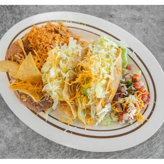 #9 Two Chicken Taco Combo