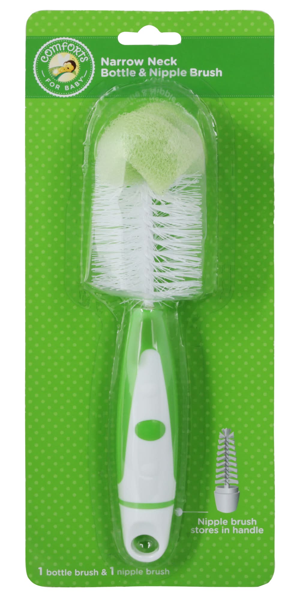 Comforts Narrow Neck Bottle and Nipple Brush For Baby