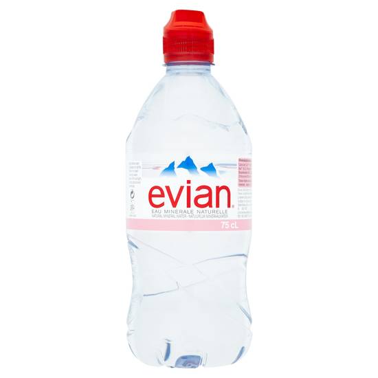 Evian Mineral Water Sportscap (750 mL)