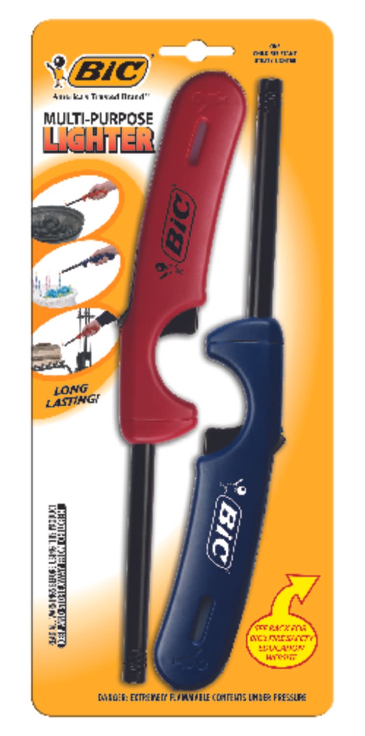 Bic Utility Multi-Purpose Lighter 2 Pk