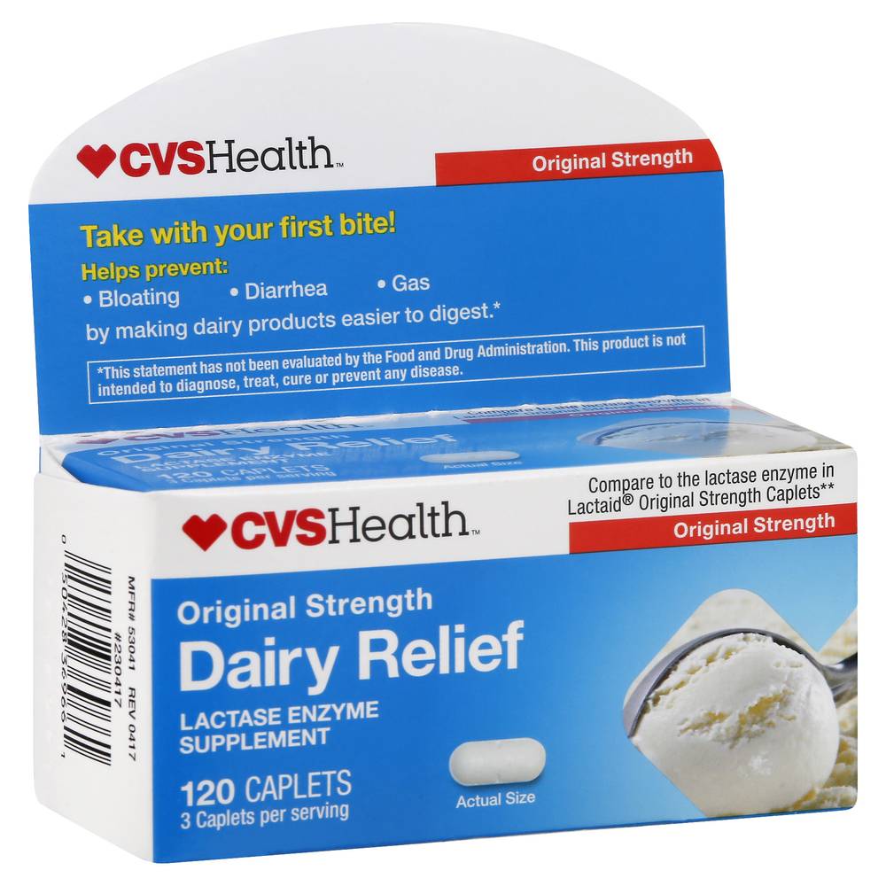 CVS Health Dairy Relief (120 ct)