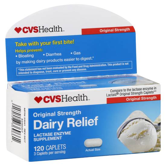 Cvs Health Dairy Relief (120 ct)