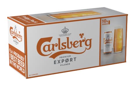 Carlsberg Export Lager Beer (10 x 440ml)
