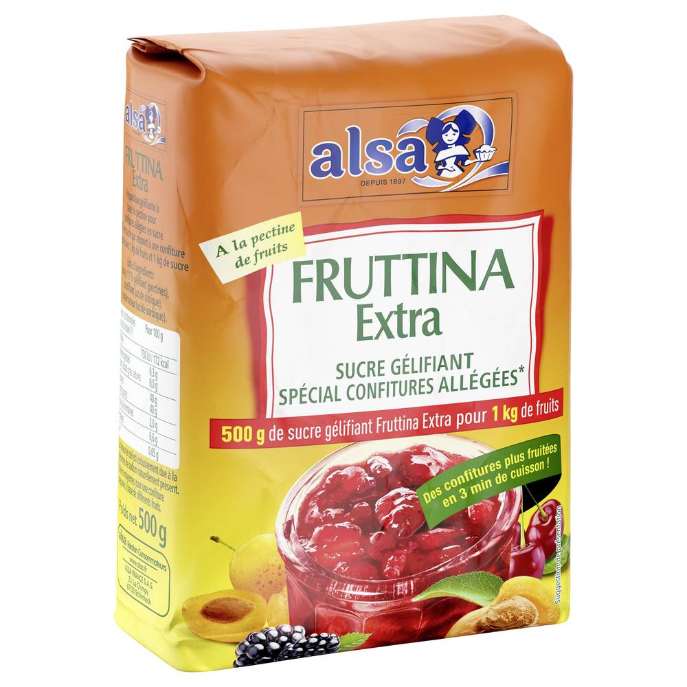 Alsa - Sucre gélifiant fruttina extra pour confiture (500g)