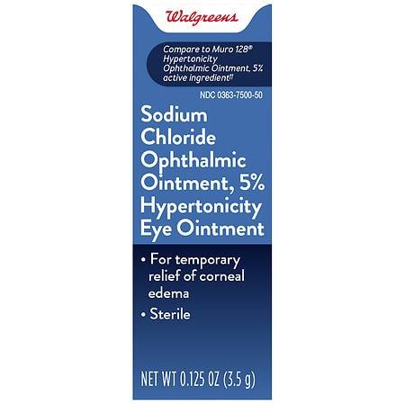 Walgreens Sodium Chloride Hypertonicity Eye Ointment (0.12 oz)