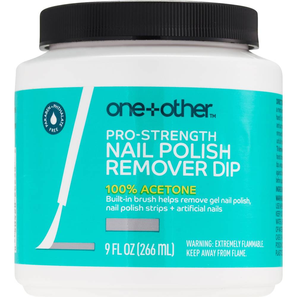 One+Other Pro-Strength Nail Polish Remover Dip 100% Acetone (9 fl oz)