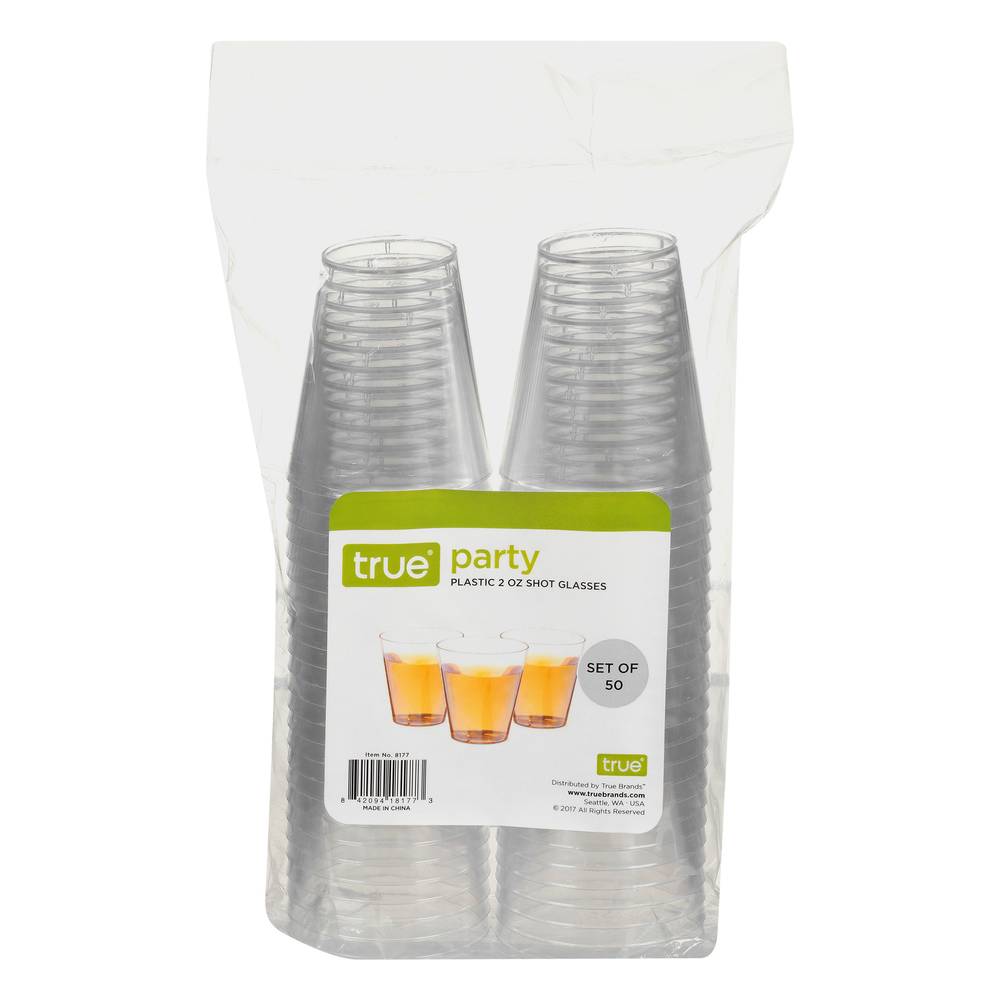 True Party Plastic Shot Glasses (50 ct)