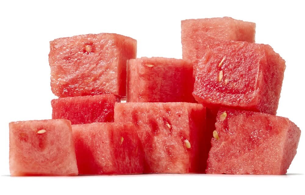 Fresh Cut Watermelon Cubes