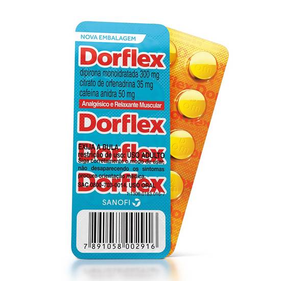 Sanofi dorflex (10 comprimidos)