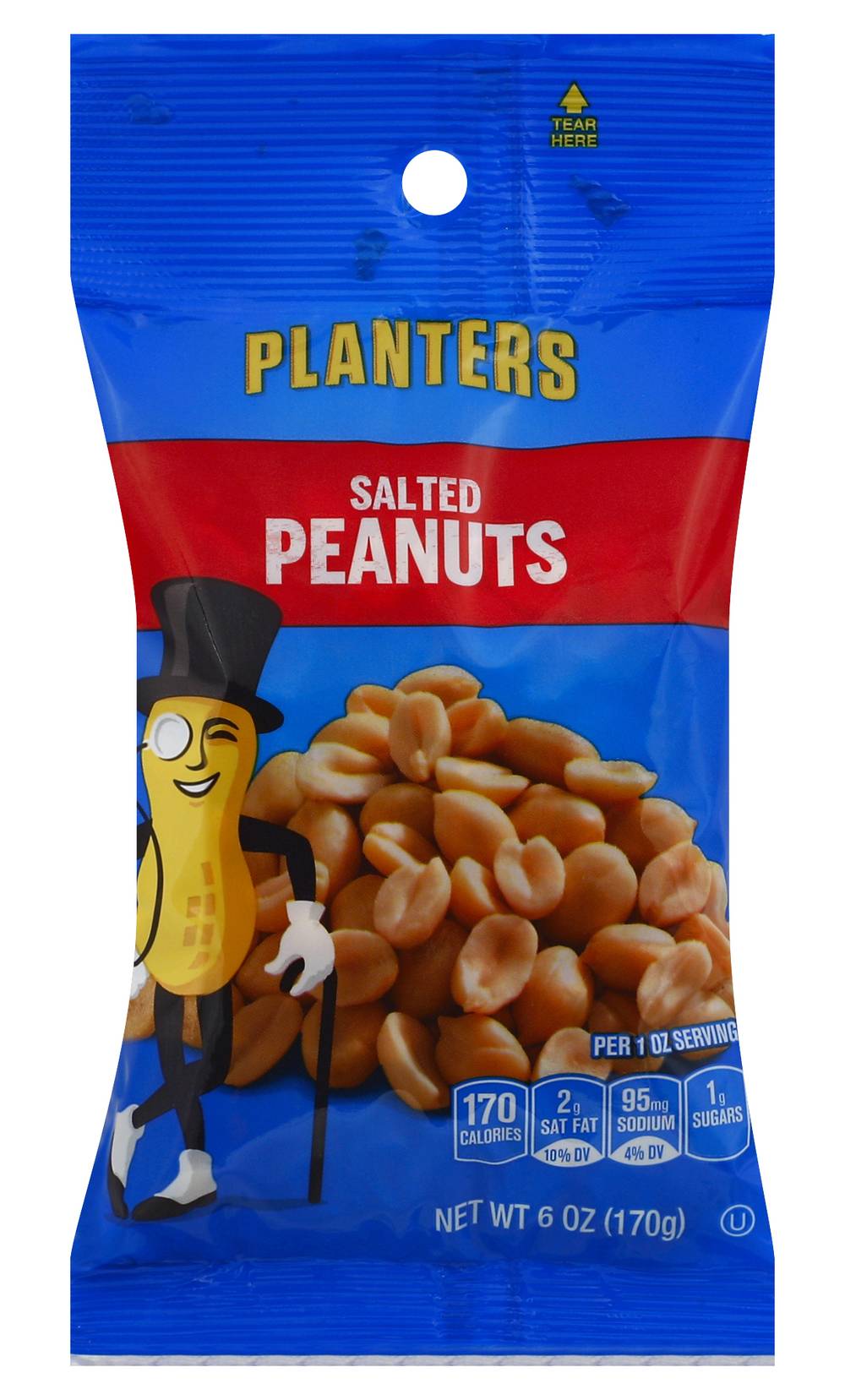 Planters Peanuts, Salted (6 oz)