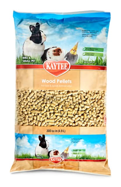 Kaytee Wood Pellets Bird & Small Animal Litter, 4.9 Liters (300 cu. in.)