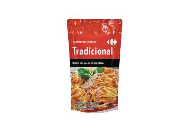 Carrefour mp molho de tomate tradicional (300g)