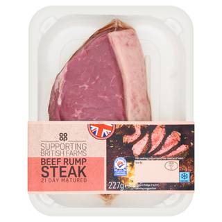 Co-op British Beef Rump Steak 227g