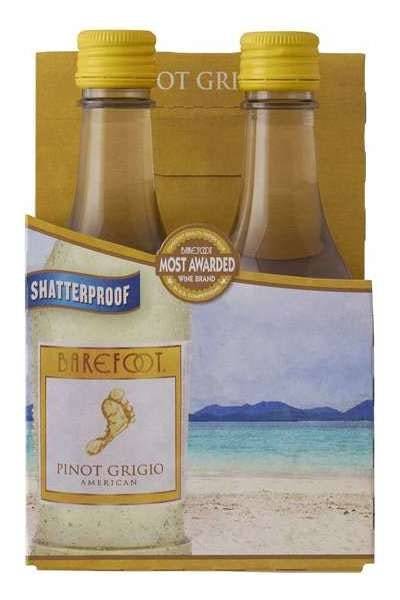 Barefoot Pinot Grigio White Wine (4 x 187 ml)